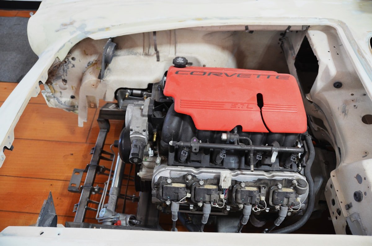 Car battery charger under the hood